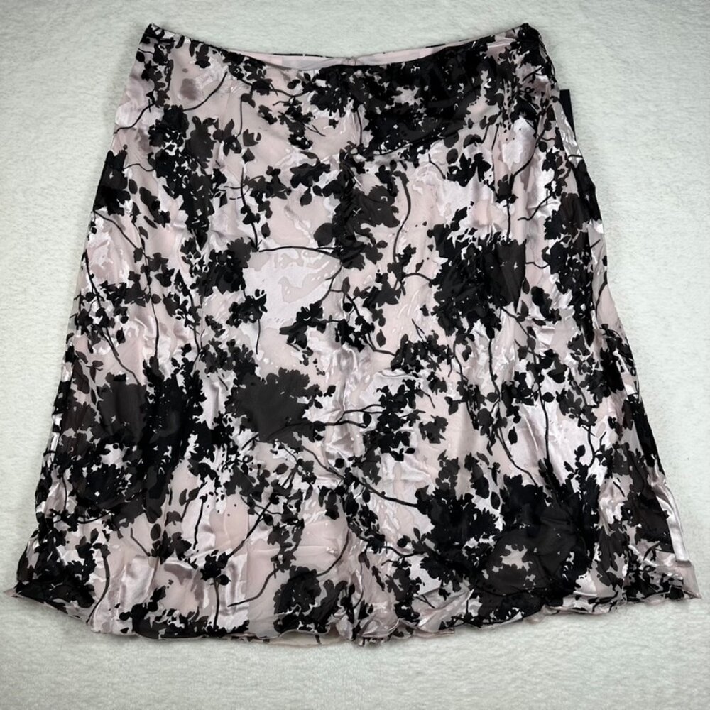 Maree Pour Toi Floral Burn Out Blush Pink Skirt Size 20